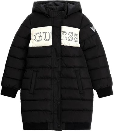 Dziecięca Kurtka zimowa pikowana Guess Hooded LS Padded Jacket J3Bl02Wb240-Jblk – Czarny