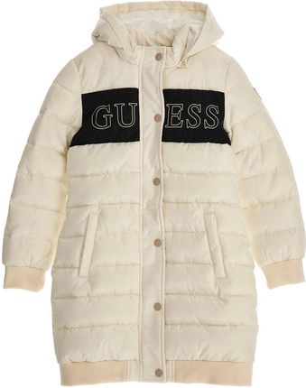Dziecięca Kurtka zimowa pikowana Guess Hooded LS Padded Jacket J3Bl02Wb240-G012 – Beżowy