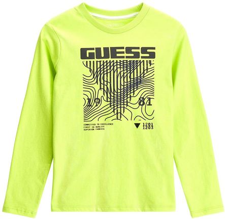Dziecięca Koszulka z długim rękawem Guess LS T-Shirt L3Bi29I3Z13-G2F3 – Żółty