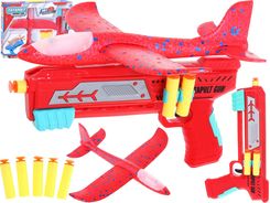 Zdjęcie Pegaz Toys Wyrzutnia Samolotów Pistolet Na Samoloty Rzutki 2W1 Czerwony - Krosno