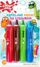 Zdjęcie Chlapu Chlap Kąpielowe Kredki Do Rysowania Dino 1Op. 4Szt. - Szklarska Poręba