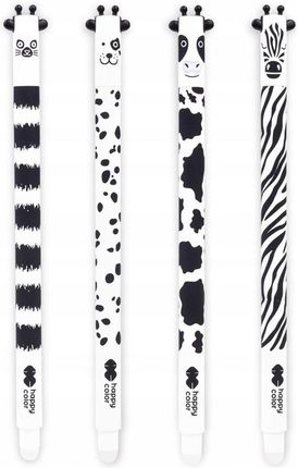 Happy Color 4Szt Długopis Wymazywalny Black&White