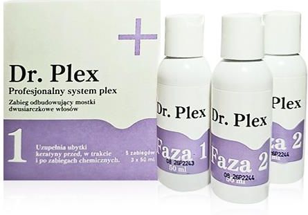 Dr. Plex Profesjonalny System Plex Odbudowuje mostki dwusiarczkowe 150 ml (3 x 50 ml)