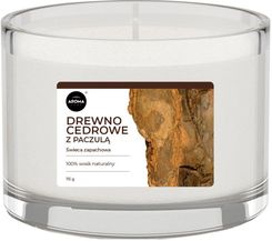 Zdjęcie Aroma Home Drewno cedrowe z paczulą świeca, 115 g - Mikołajki