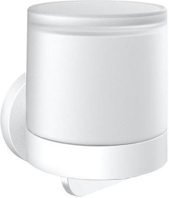 EMCO ROUND Dozownik do mydła w płynie model wiszący biały mat, 432113901