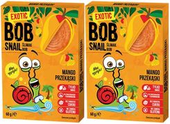 Eco Snack Sp. Z.O.O. 2X Przekąska Mango Bez Dodatku Cukru 60g Bob Snail