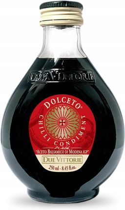 Due Vittorie Włoski Ocet Balsamiczny Aromatyzowany Chilli Dolceto Condiment With Aceto Balsamico Di Modena Igp 250ml