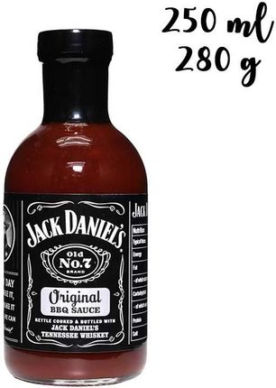 Jack Daniel'S Oryginalny Sos Typu Barbecue No.7 Na Bazie Tennessee Whiskey Idealny Do Marynat I Grilla Original Bbq Sauce 280g