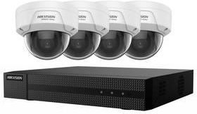 System Kamer Hikvision Hiwatch Kit Dome 1X Nvr Hwn-2104Mh-4P(C)/ 4X Ip Kamera Hwi-D121H(C) (Hwn-2104Mh-4P(C)Hwi-D121H(C))