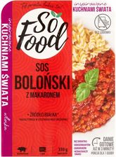 Zdjęcie So Food Sos Boloński Z Makaronem 0,33kg - Sośnicowice