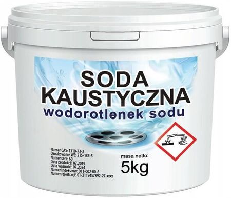 Vitafarm Wodorotlenek Sodu Soda Kaustyczna Granulki 99% 5Kg