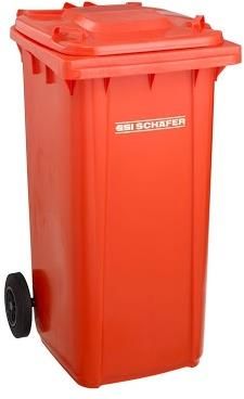 Ssi Schaefer Pojemnik Na Odpady 240L Ssi-Schaefer (Czerwony)