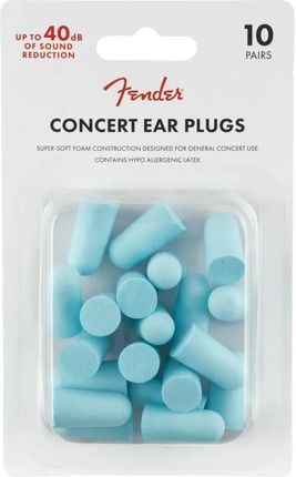 Fender Concert Ear Plugs 10 Pair Dnb Stopery Do Uszu