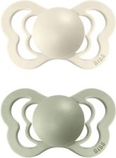 Zdjęcie Bibs Couture Natural Rubber Size 2 6+ Months Szt. Smoczek Ivory Sage - Brzeg Dolny