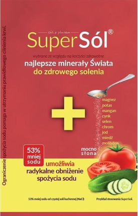 Supersol Super Sól 100g Na Bazie Leczniczych Wód Saszetka