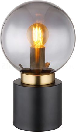 Globo Lighting Marka Lampa Stołowa Czarny, Przydymiony, Mosiądz (21003Bb)