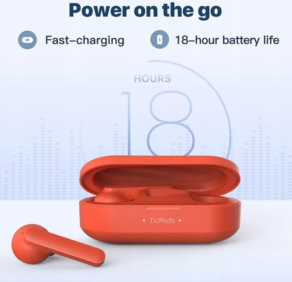 фото Навушники TWS Mobvoi Ticpods Free Orange