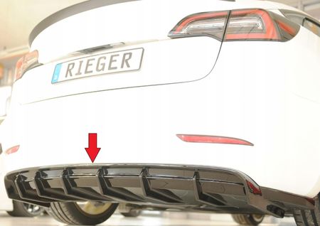 Rieger Dyfuzor tylnego zderzaka Tesla Model 3 18+