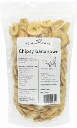 Kuchnia Zdrowia Chipsy Bananowe 100g