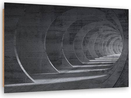 Feeby Obraz Deco Panel Szary Tunel 3D 120x80 1492446