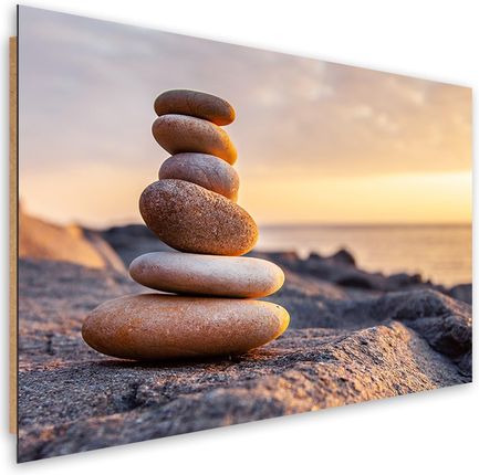 Feeby Obraz Deco Panel Kamienie Na Plaży Zen 90x60 1493417