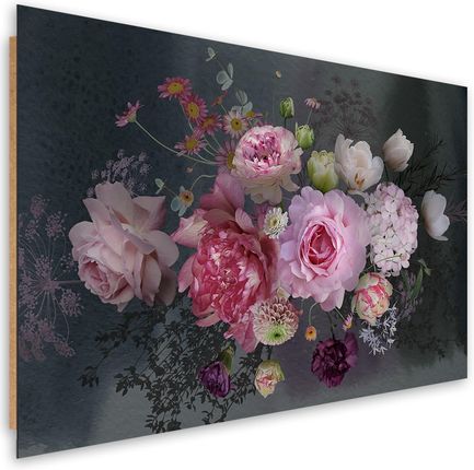 Feeby Obraz Deco Panel Bukiet Kwiatów Vintage 60x40 1493524