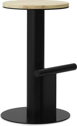 Normann Copenhagen Stołek Barowy Pole 65 Cm Czarny 150954