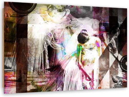 Feeby Obraz Deco Panel Baletnica W Sukni Abstrakcja 90x60 1586820
