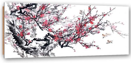 Feeby Obraz Deco Panel Japońskie Kwiaty Wiśni 90x30 1587239