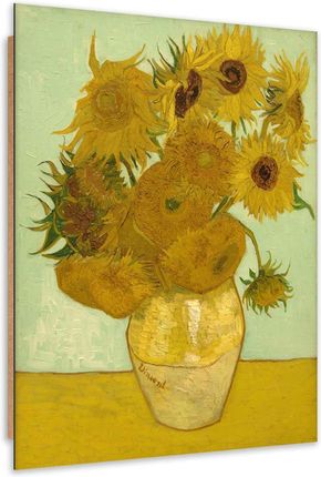 Feeby Obraz Deco Panel Słoneczniki V. Van Gogh Reprodukcja 80x120 1587710