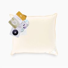 Zdjęcie Amz Basic+ Poduszka Trzykomorowa Twardsza Puch Kremowy 70x80Cm 3121 - Libiąż