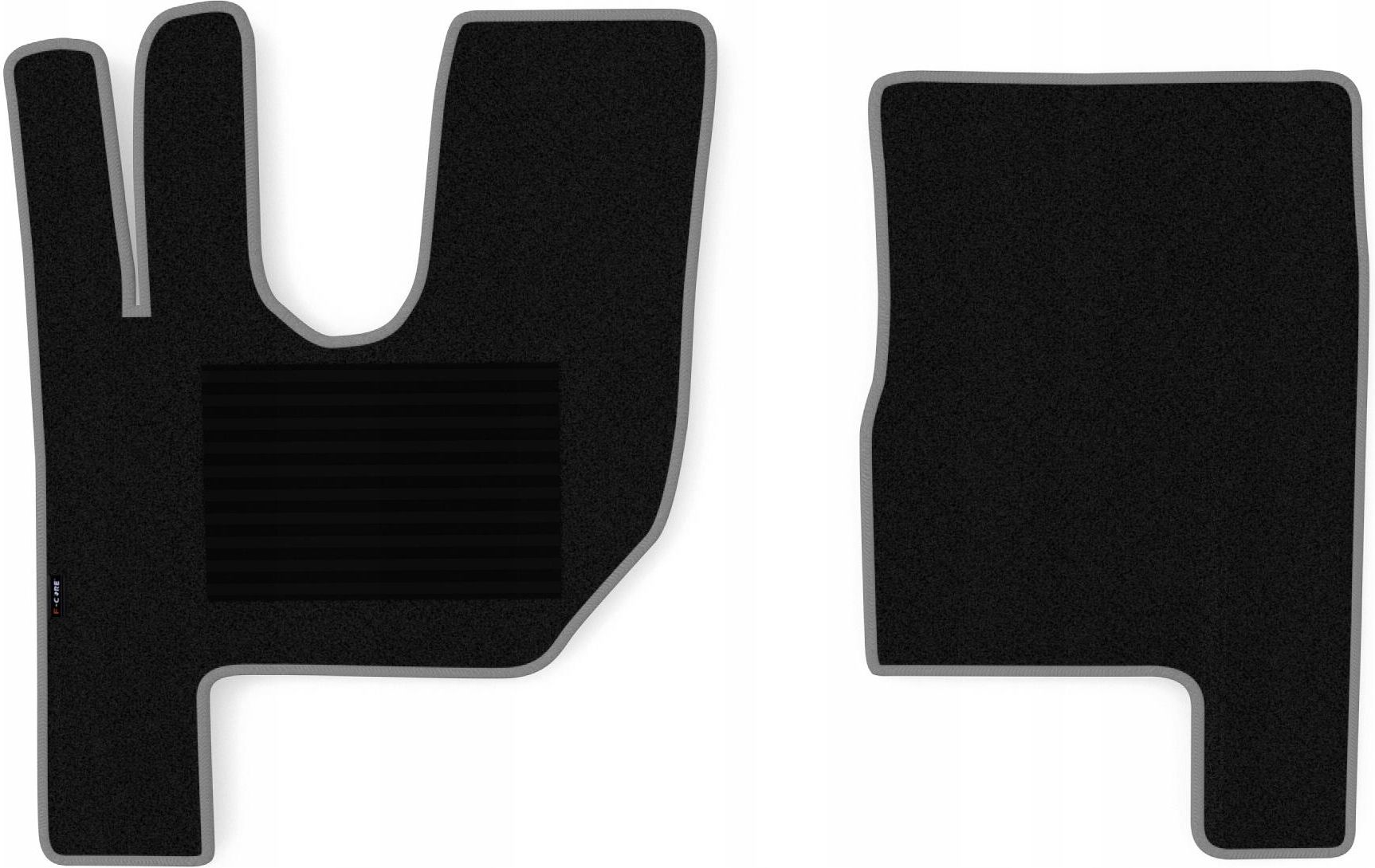 Lot De 2 Housses De Siège Pour Camion, Avec Passepoil Rouge Pour Renault T, Renault C