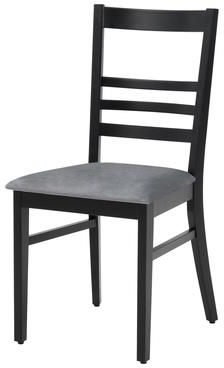 Fameg Krzesło Drewniane Czarne Fidus 84159
