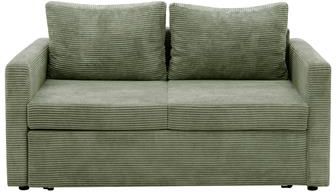 Sofa Rozkładana Sztruksowa Zielona Sofi 92593