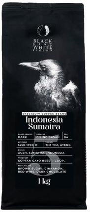 Przyjaciele Kawy  Speciality Black Crow White Pigeon Indonesia Sumatra Ziarnista 1kg