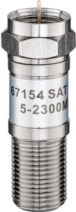 Wentronic SAT DG-12 SAT Dmpfungsglied 5-2300 MHz, Dmpfungswert: 12 dB Frequenz (67153)