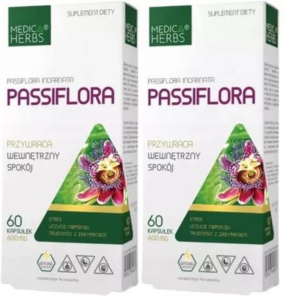 Kapsułki Zestaw 2x Passiflora, Medica Herbs