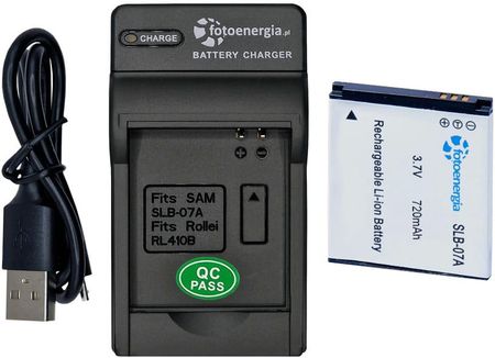 Bateria SBL-07A SLB-07A do Samsung PL150 PL151 ST45 ST50 TL90 TL100 [720 mAh] + ładowarka USB