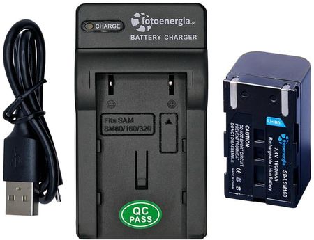 Bateria SB-LSM160 do Samsung VP D362 D363 D364 [1600 mAh] + ładowarka USB