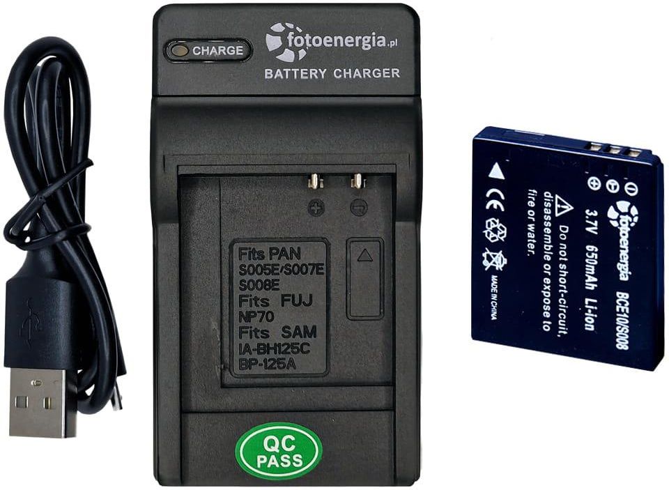 CGA-S008 BCE10 DMW-BCE10E Li-on Battery For Panasonic Lumix DMC-FS DMC