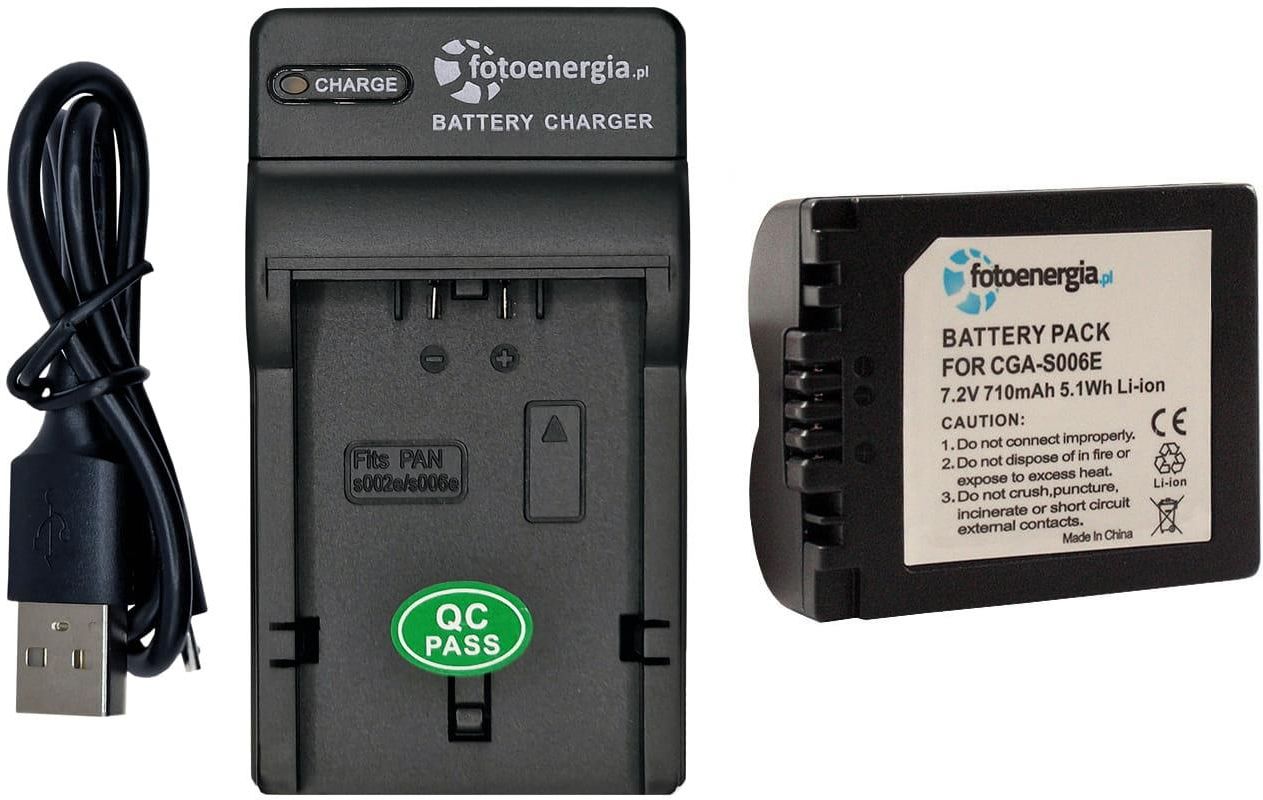 BATTERIA POWERSMART per PANASONIC Lumix DMC-FZ38, Lumix DMC-FZ50