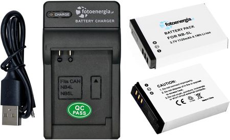 Bateria NB-5L do Canon SX220 SX230 SD900 [1120 mAh] + ładowarka USB