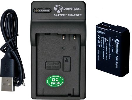 Bateria DMW-BLD10, DMW-BLD10E do Panasonic Lumix DMC-G3W DMC-G3WGK DMC-G3WK [1010 mAh] + ładowarka USB