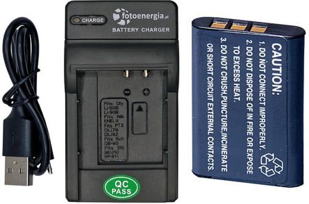 Bateria EN-EL11 do Nikon Coolpix S550 S560 [500 mAh] + ładowarka USB