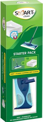 Smart Clean Suchy Mop + Ściereczki 10szt.