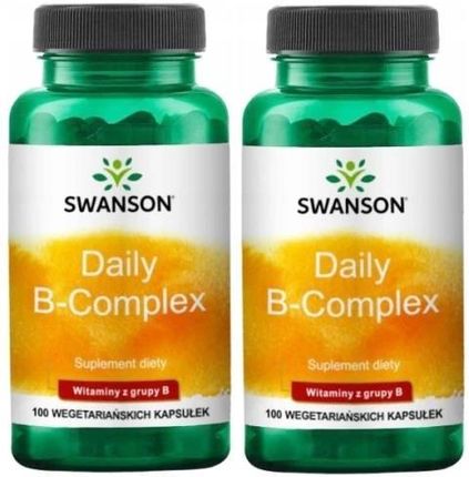 Zestaw 2x Daily B-complex 100kaps, Swanson