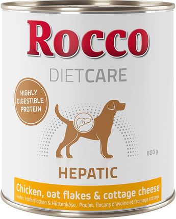 Rocco Diet Care Hepatic Kurczak Z Płatkami Owsianymi I Twarogiem 6x800g