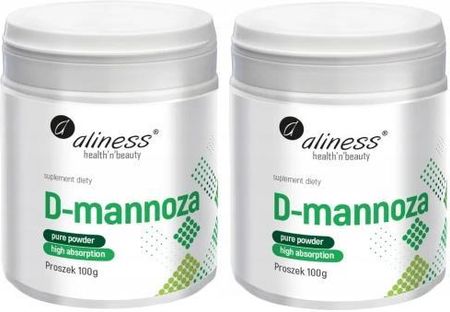 Zestaw 2x D-mannoza 100g, Aliness
