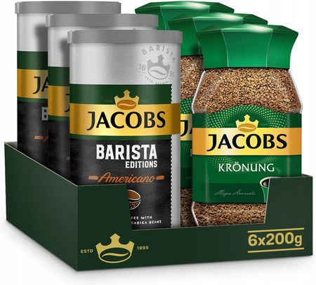 Jacobs Barista Americano 3X170g Kronung 3X200g Rozpuszczalna
