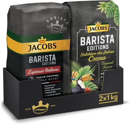 Jacobs Barista Espresso Italiano/Tropical Fusion Ziarnista 2X1kg
